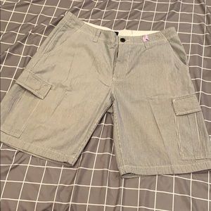 Gap striped cargo shorts